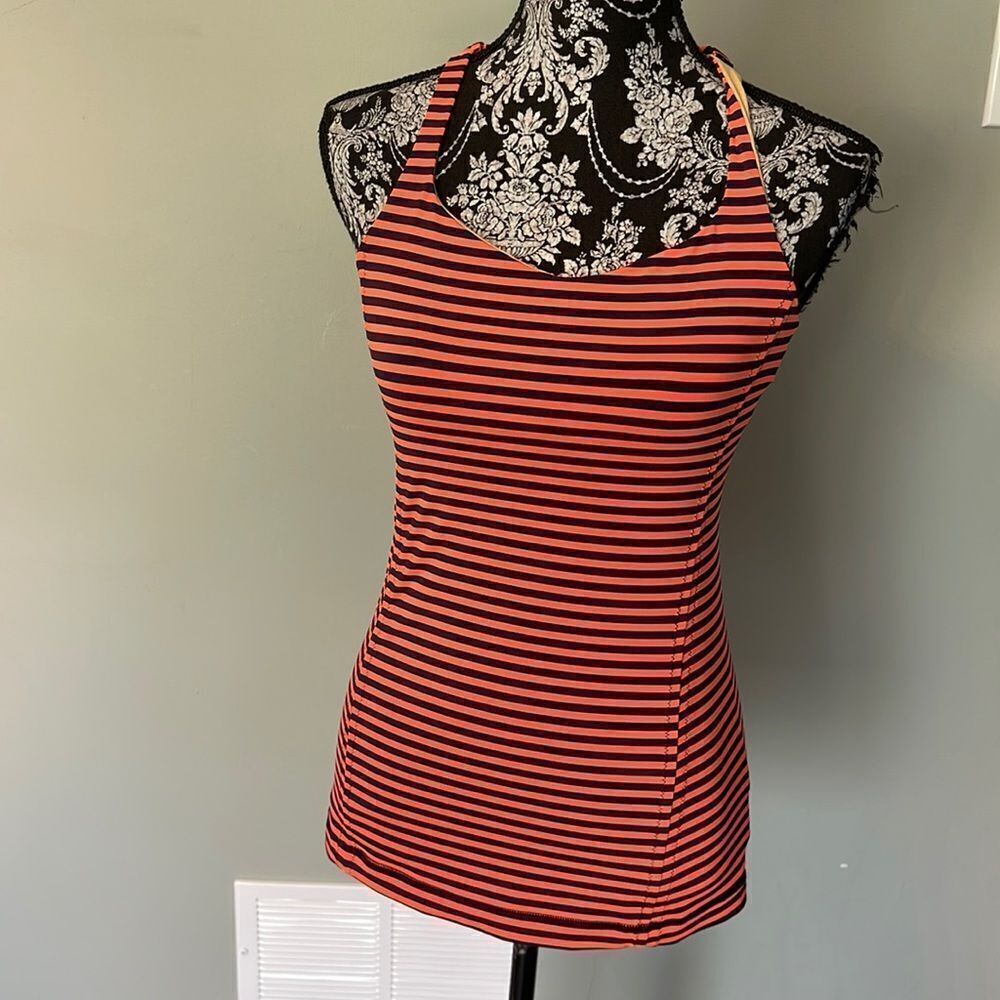 Lululemon size 6 Orange Top